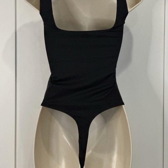 NWT Reiss Black Thong Bodysuit Sz M - Picture 5 of 10